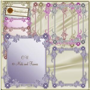 Cu 5 Sets of Mats and Frames