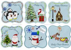 6 Christmas Toppers Set 5