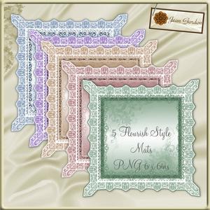 Cu 5 Flourish and Lace Mats