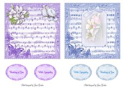 With Sympathy Toppers