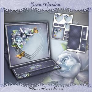 Blue Roses Easel Mini Kit