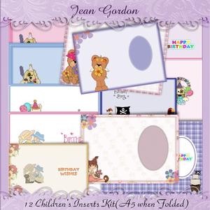 12 Children's Inserts