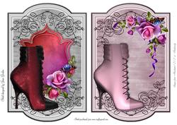 Floral Boot Toppers