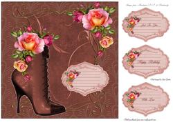 Floral Boot