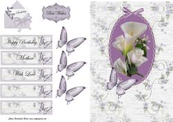 Flowers and Butterfly