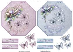 Octagonal Floral Toppers