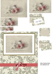 Pink and White Flowers with Pyramage