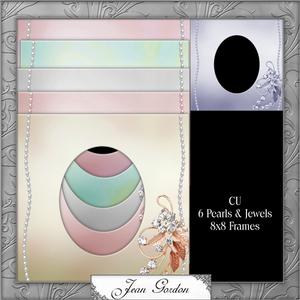 Cu Pearls and Jewels Frames