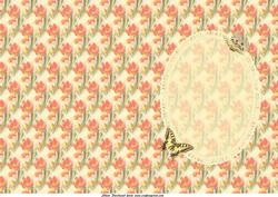 Tulips with Butterflies Insert