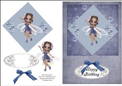 Blue Fairy with Topper