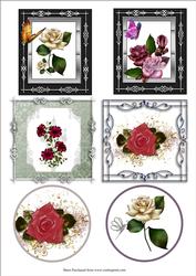 Roses and Morning Glory Toppers
