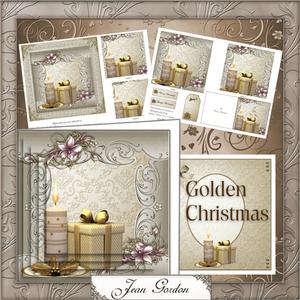 Golden Christmas Pyramage