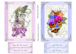 2 Simple Floral Toppers