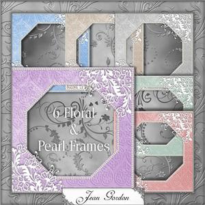 Cu for Cu Floral & Pearl Frames
