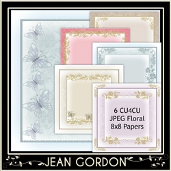 CU Floral Backing Papers