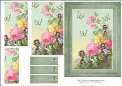 Roses Fairies and Butterflies Pyramage