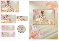 Ballerina and Roses with Pyramage
