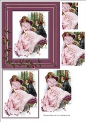Victorian Lady & Gentleman Pyramage
