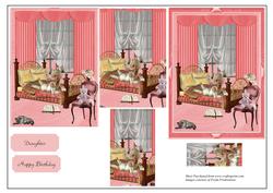 Little Girl in Her Bedroom