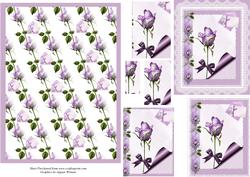 Lavender Rose Pyramid