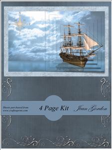 Old Ship at Sea Kit