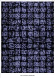 Blue Brocade Weave Effect