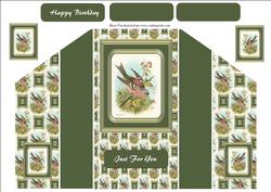 Chaffinch Bird Theatre Fold Card