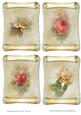 Vintage Floral Scroll Toppers