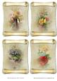 Vintage Floral Toppers Set 2