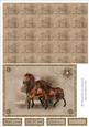 cup93549_512 - 2 Horses Card Front with Backing Paper