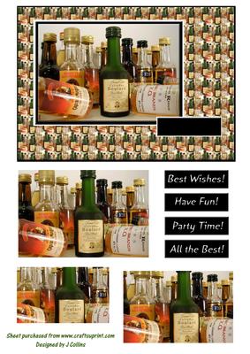 Alcohol Party Card Front