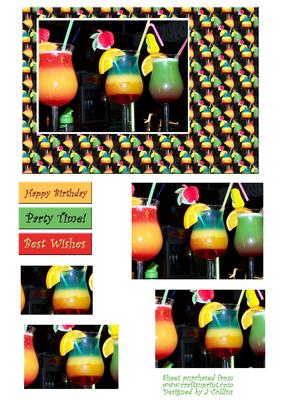 Cocktails Card Front