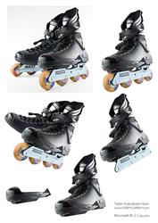 Rollerblades Decoupage