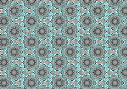 Blue Kaleidoscope Background