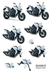 Motorbike Decoupage