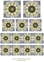 Flower Tea Bag Tiles