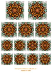 Monarch Tea Bag Tiles