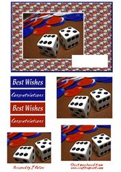 Dice Card Front