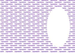 Congratulations Purple Insert