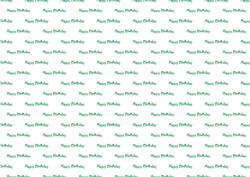 Happy Birthday Green Background