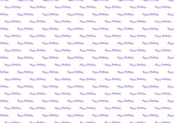 Happy Birthday Purple Background