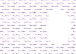 Happy Birthday Purple Insert