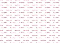 Happy Birthday Red Background