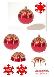 Christmas Bauble Decoupage