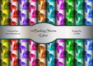 Gifts Backing Sheets
