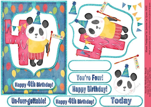 Fourth Birthday Panda