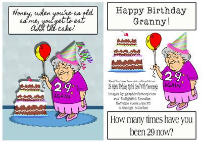 29 - again? Humourous Birthday Card