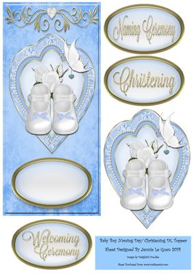 Baby Boy Naming Ceremony/ Christening Dl Topper