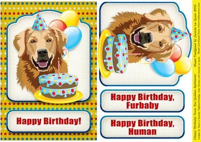 Happy Birthday from the Golden Retriever