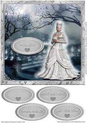 Silver Snow Queen -  with Love